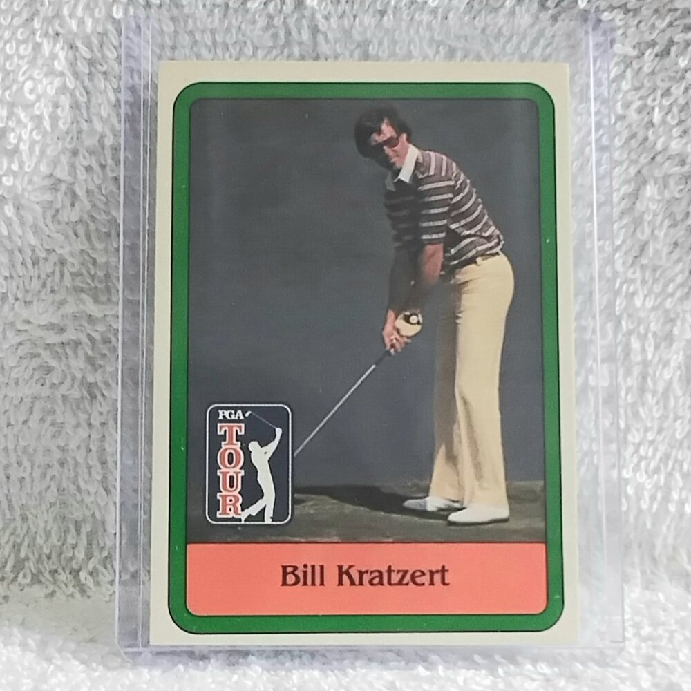 5/$20 E/NM 1981 Donruss Golf Inaugural Bill Kratzert PGA Tour Card 12!!